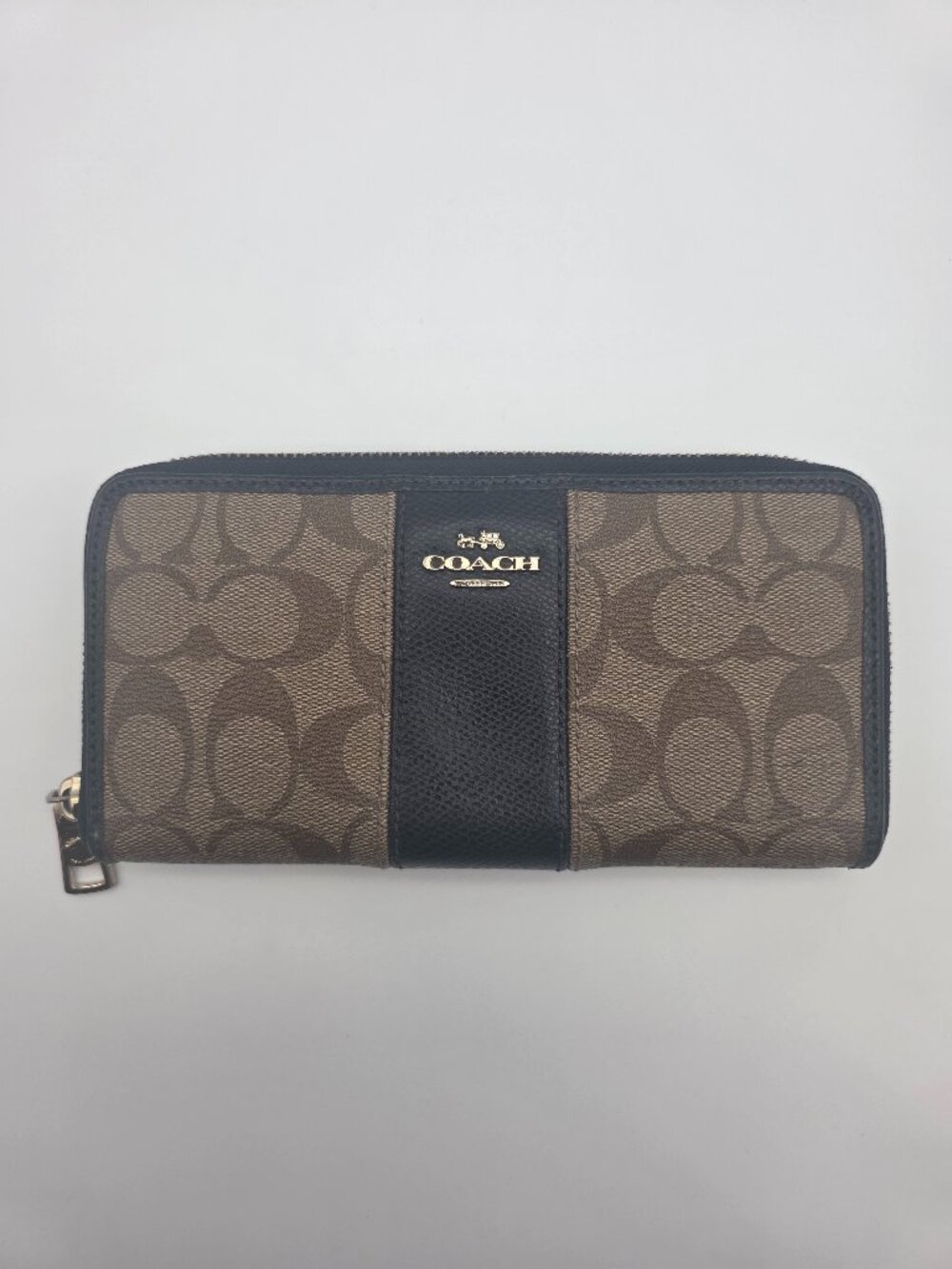 Coach Monogram Zipper Long Wallet